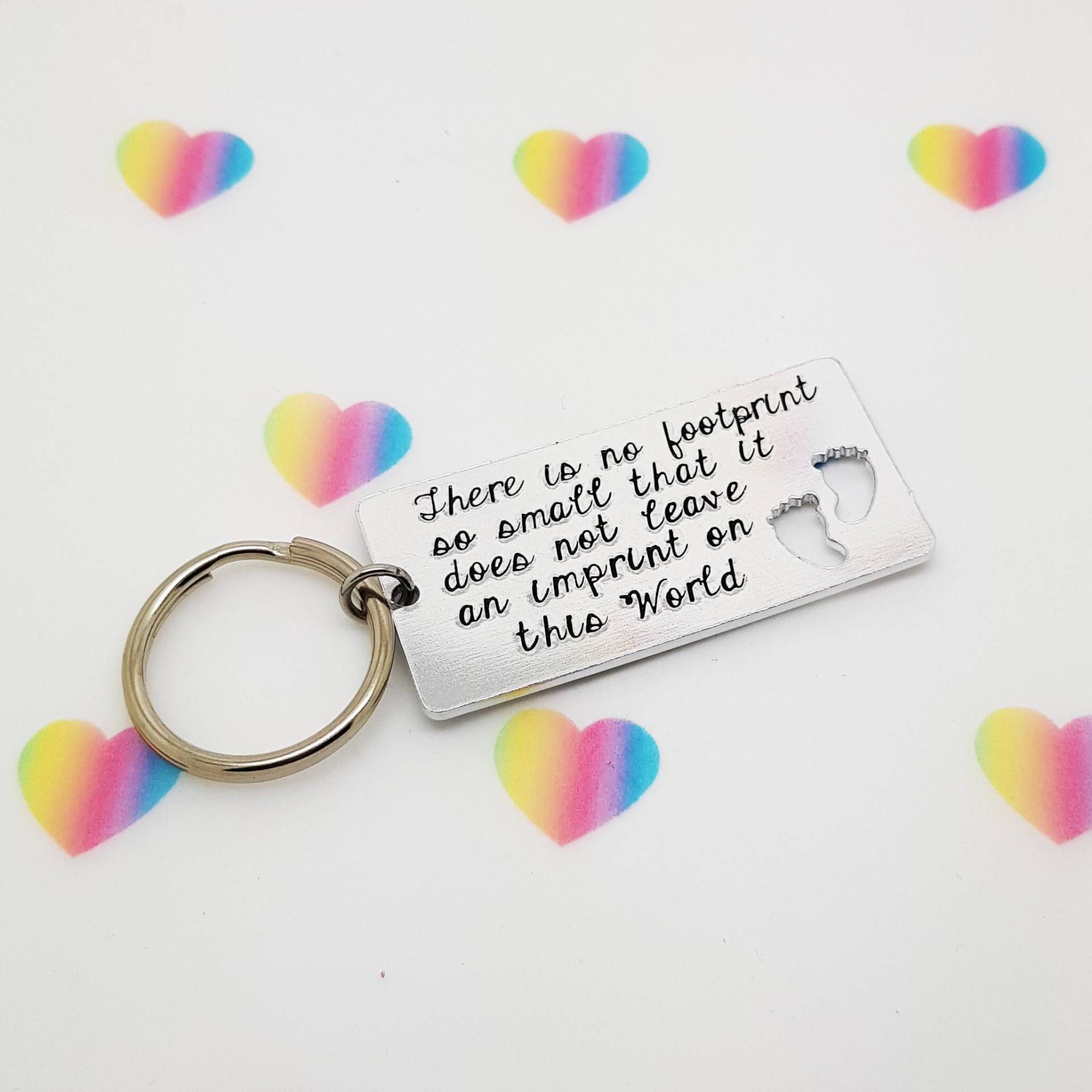 Kleine Fußabdrücke Als Schlüsselanhänger von EmmaStampedwithLove