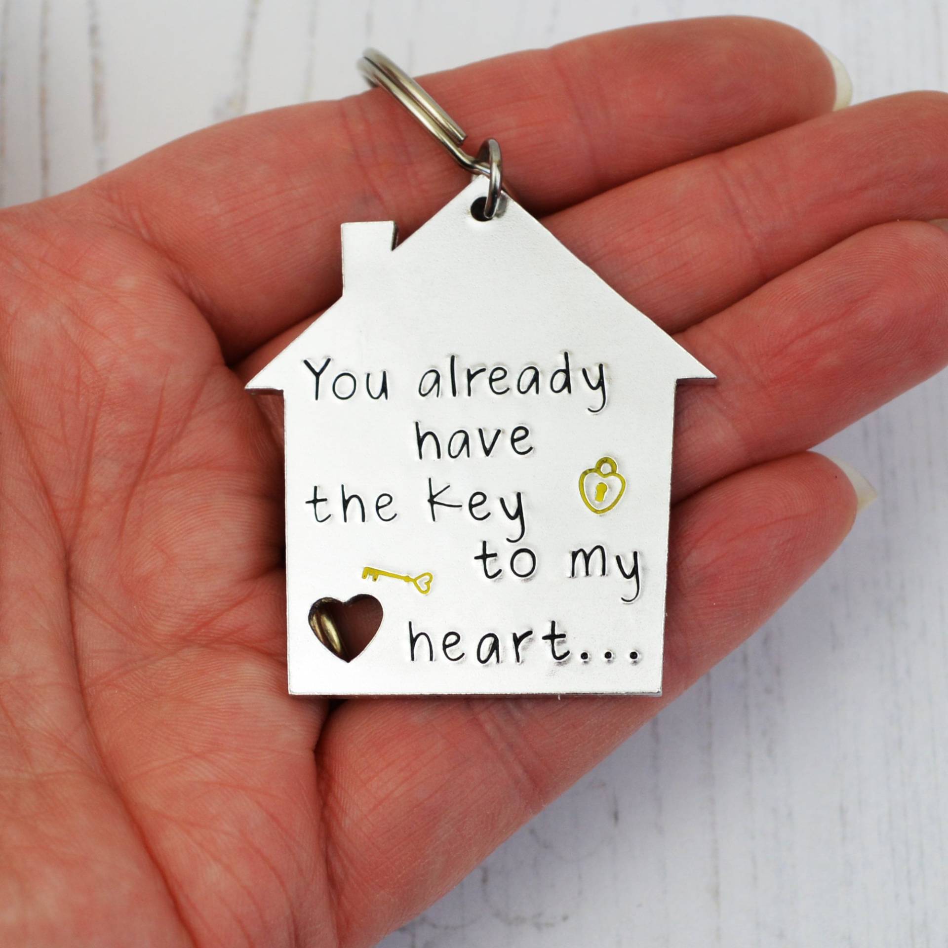 Schlüssel Zu Meinem Herzen Einzug Geschenk von EmmaStampedwithLove