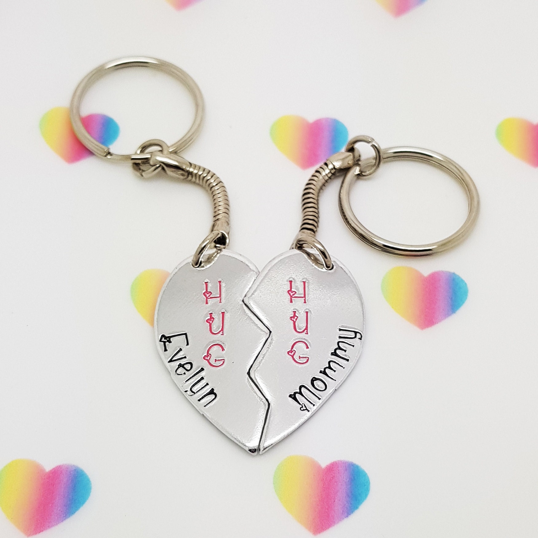 Schulanfang Hug Schlüsselanhänger von EmmaStampedwithLove