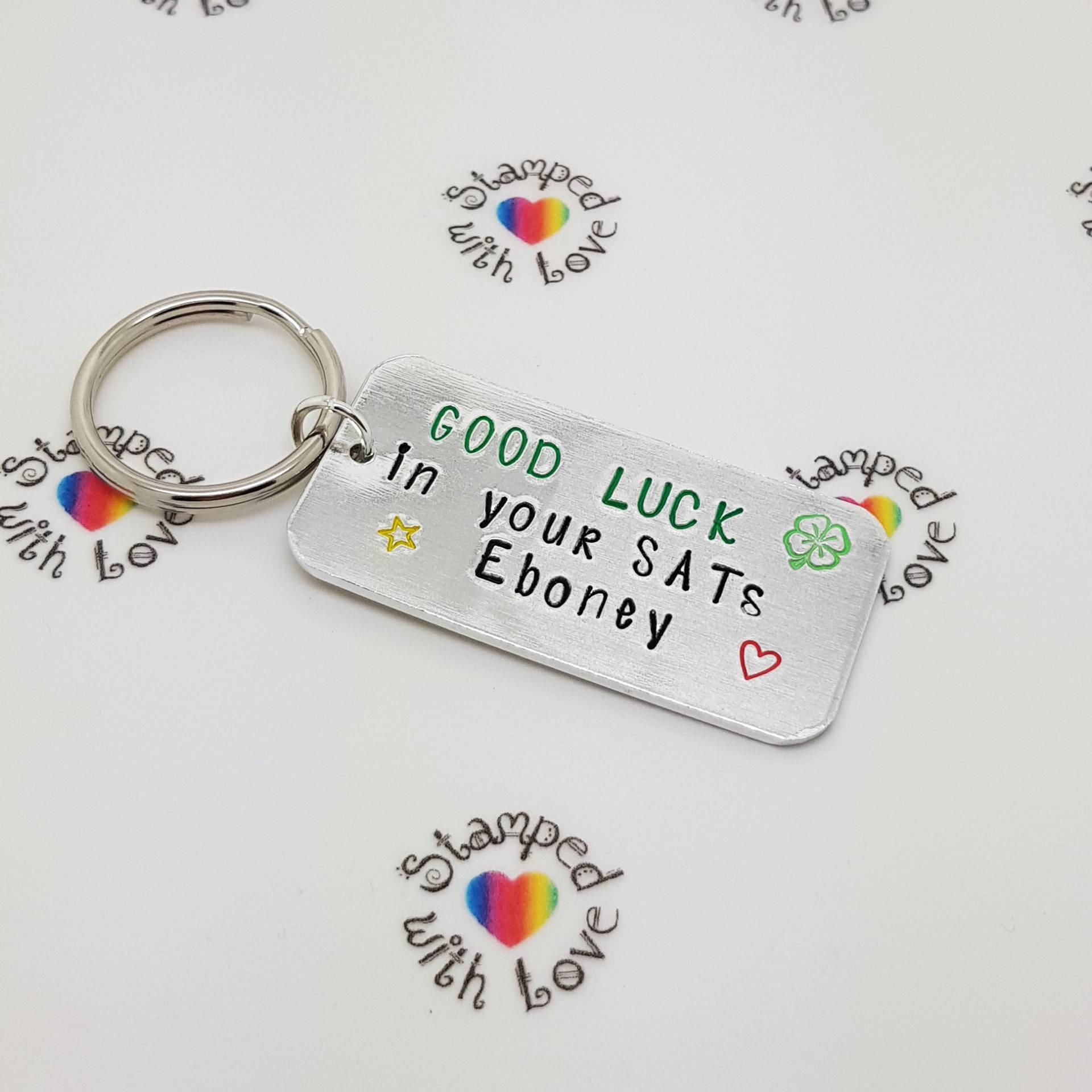 Viel Glück Bei Ihrer Prüfung Schlüsselanhänger von EmmaStampedwithLove