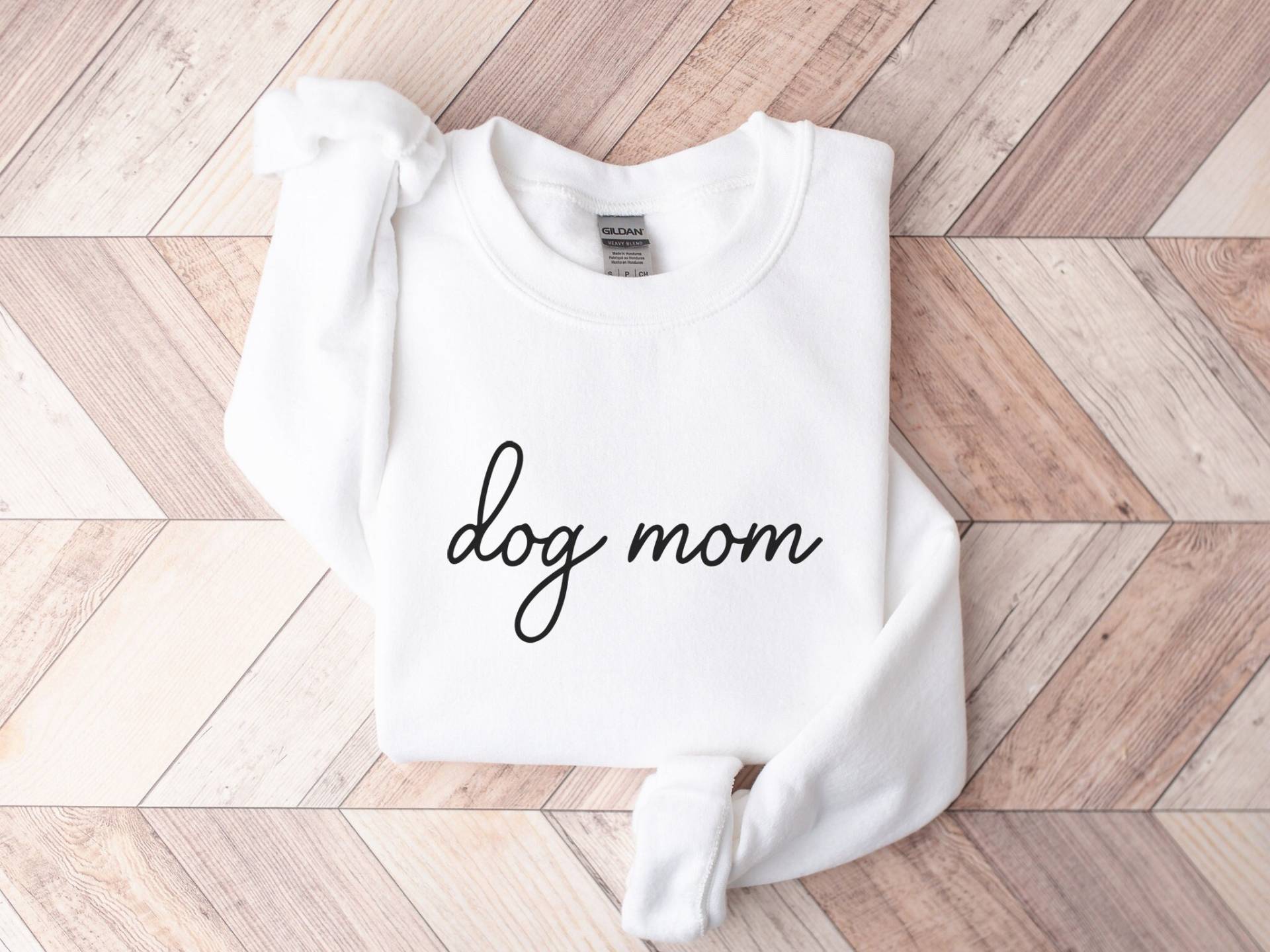 Hunde Mama Sweatshirt, Geschenk Für Mama, Mama, Hundeliebhaber, Crewneck Muttertag von EmmaandAnnaApparel