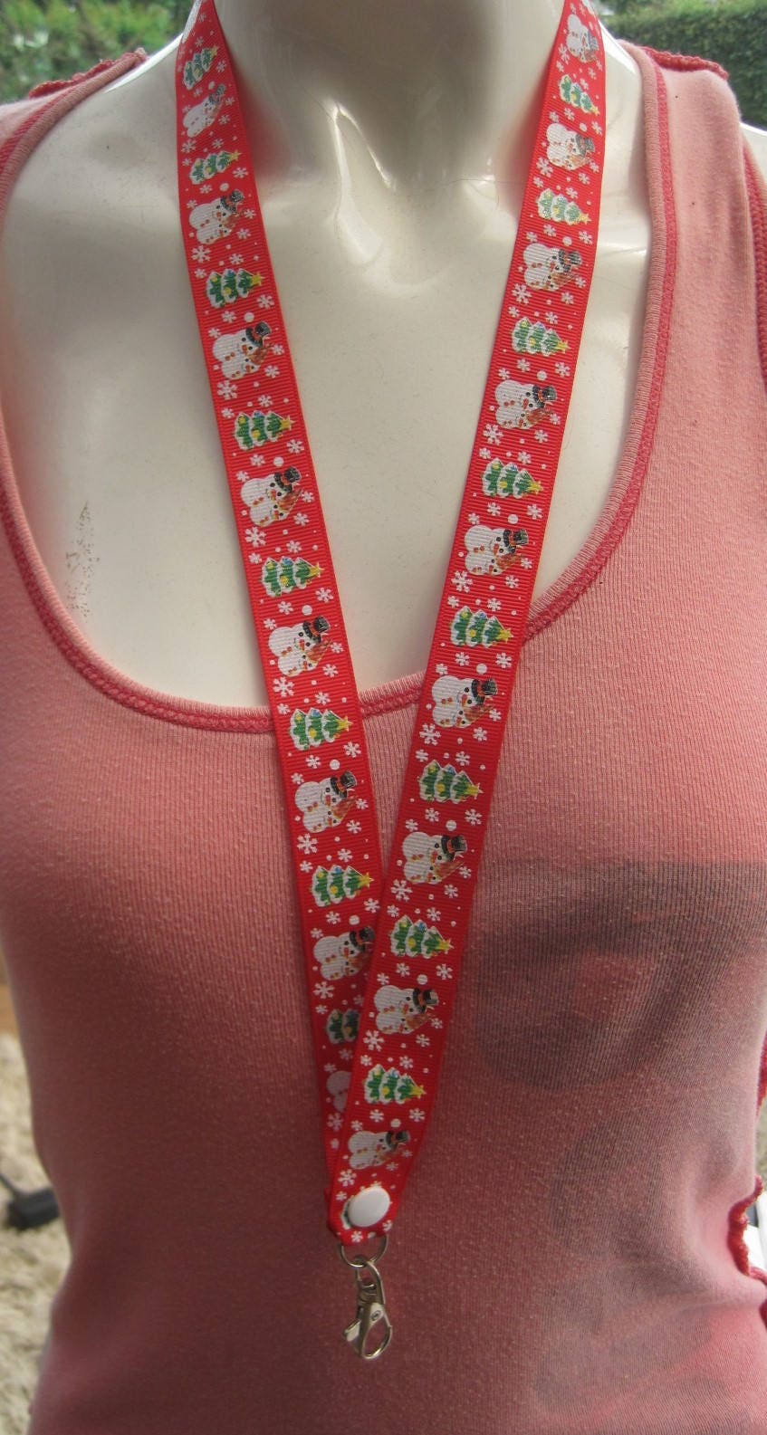 Weihnachten Schneemann Schlüssel, Pfeife, Id Anstecker Schlüsselring Schule Geschenk Grosgrainband von Emmabeescrafts