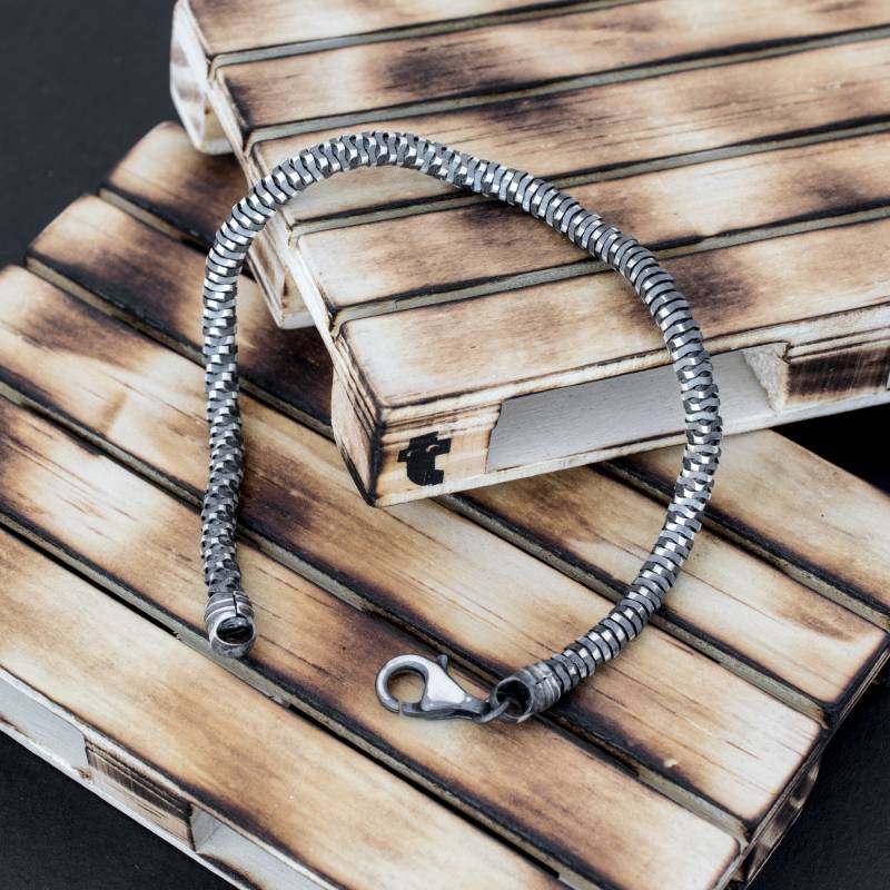 Jewellery Gift For Men Handgemachter Schmuck Geschenke Für Ihn Sterling Silber Armband Männer Kette Steampunk von EmmanuelaForMen