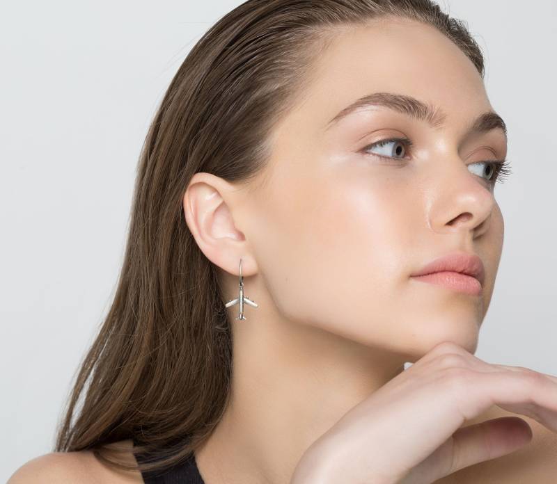 Sterling Silber Ohrringe Flugzeug Für Frauen Creolen Reise Stewardess Flugbegleiterin Geschenk Sie Sterling Silber Ohrringe Flugzeug Für Frauen Creolen Reise Stewardess Flugbegleiterin Geschenk Sie von EmmanuelaForMen