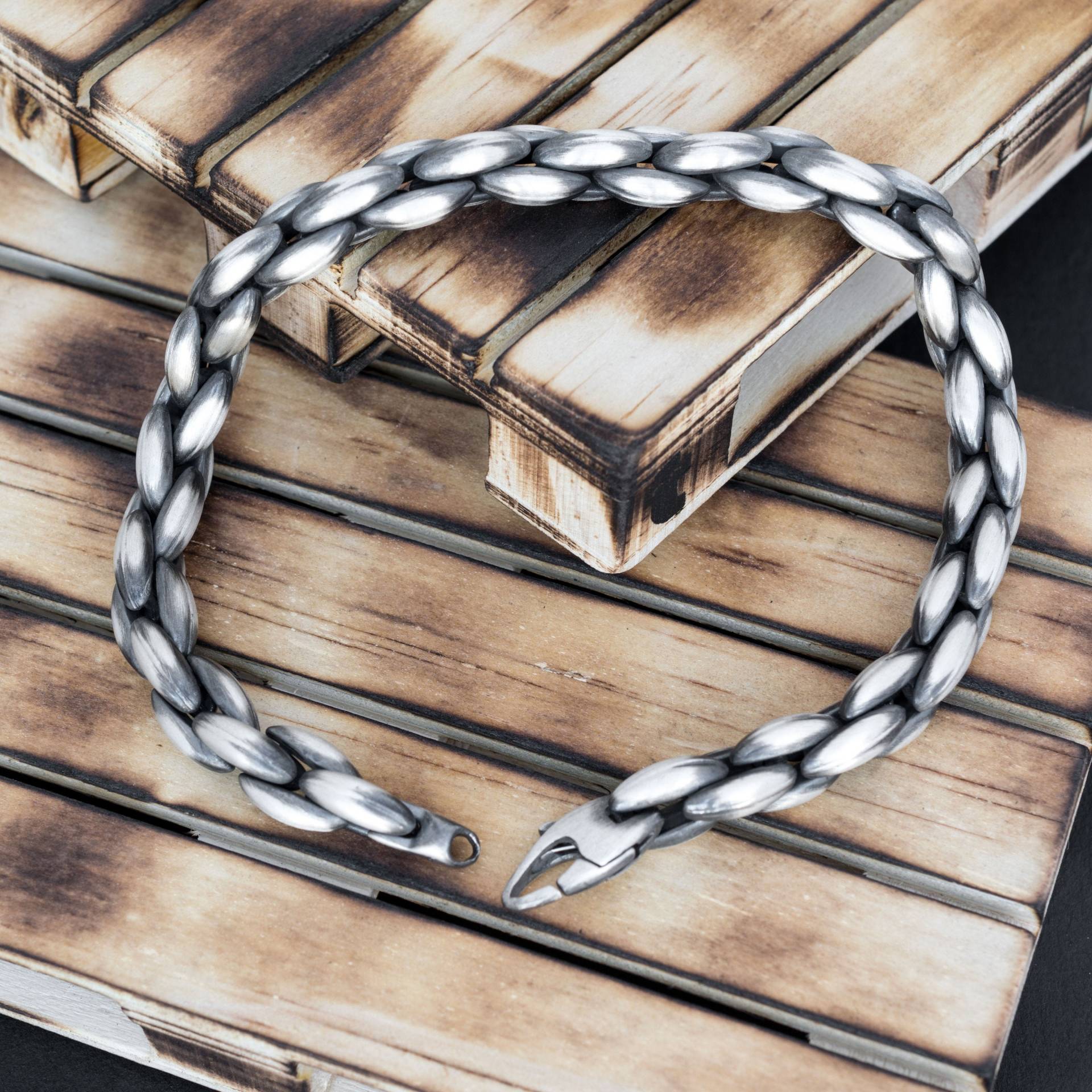 sterling Silber Schlangenkette Armband Für Männer Gothic Oxidized Schmuck Bestes Geschenk Männer von EmmanuelaForMen