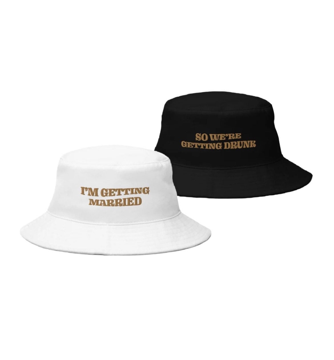 Bachelorette Vacay Bucket Hats | Passende Junggesellinnenmütze Personalisierte Eimermütze Bestickte Mütze Braut Geschenk von EmmarieDesignsCo