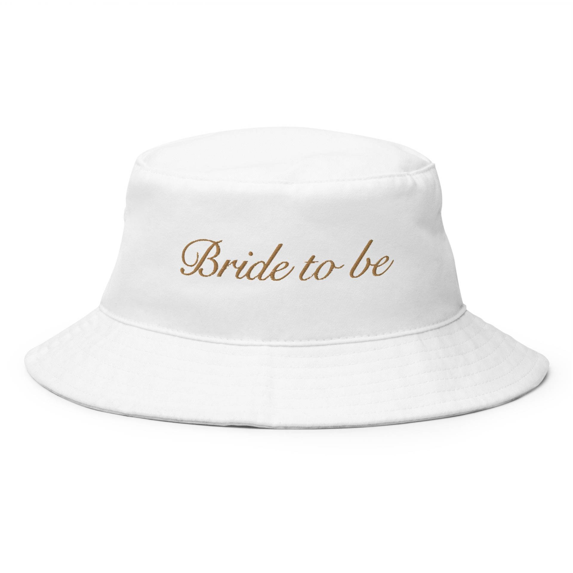 Bride To Be Bucket Hat | Braut Geschenk Brautparty Zukünftige Mrs. Shower Passende Junggesellinnenmützen von EmmarieDesignsCo