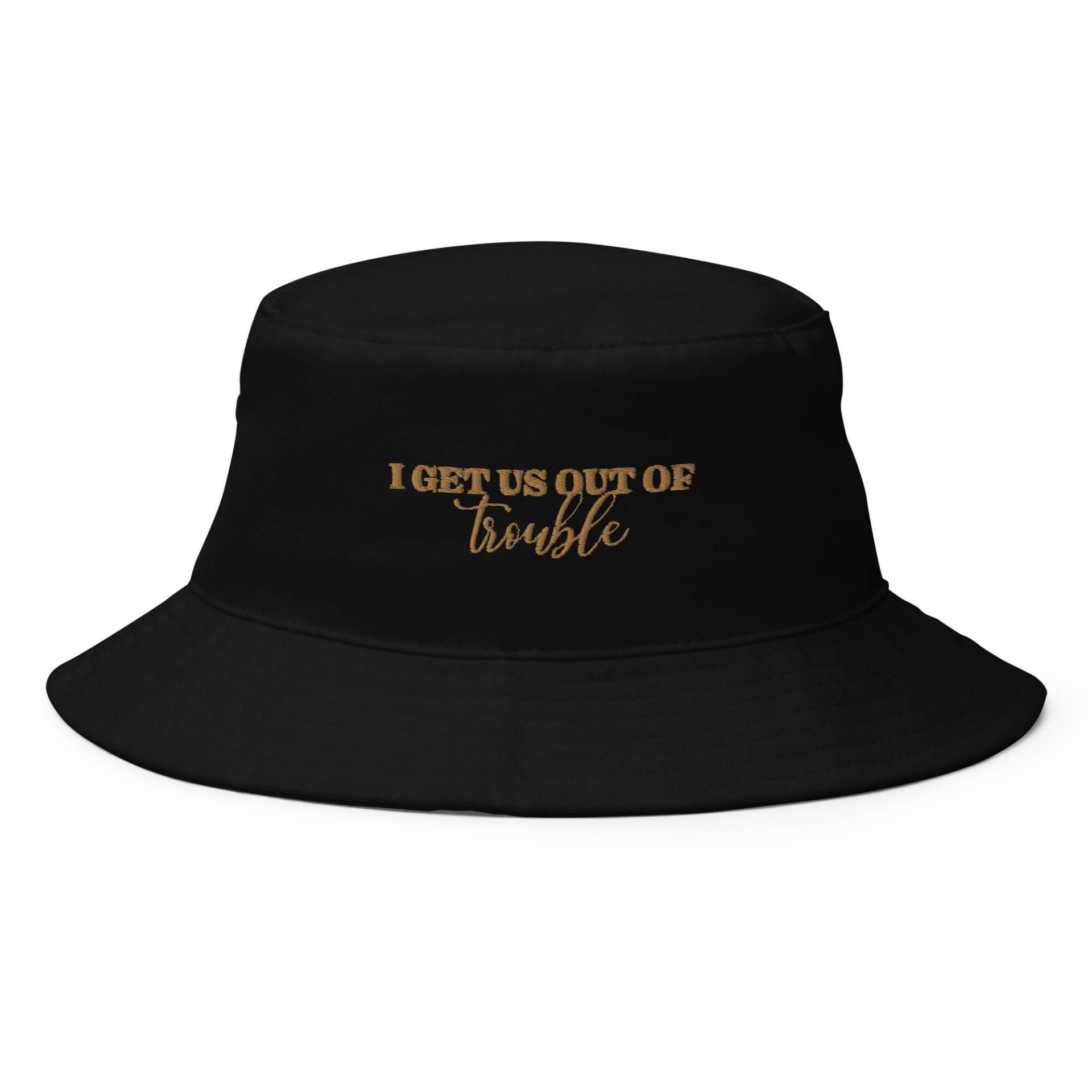 I Get Us Out Of Trouble Bucket Hat | Passende Mützen Schwestern Beste Freundin Personalisierte Eimermütze Schwester Geschenk von EmmarieDesignsCo