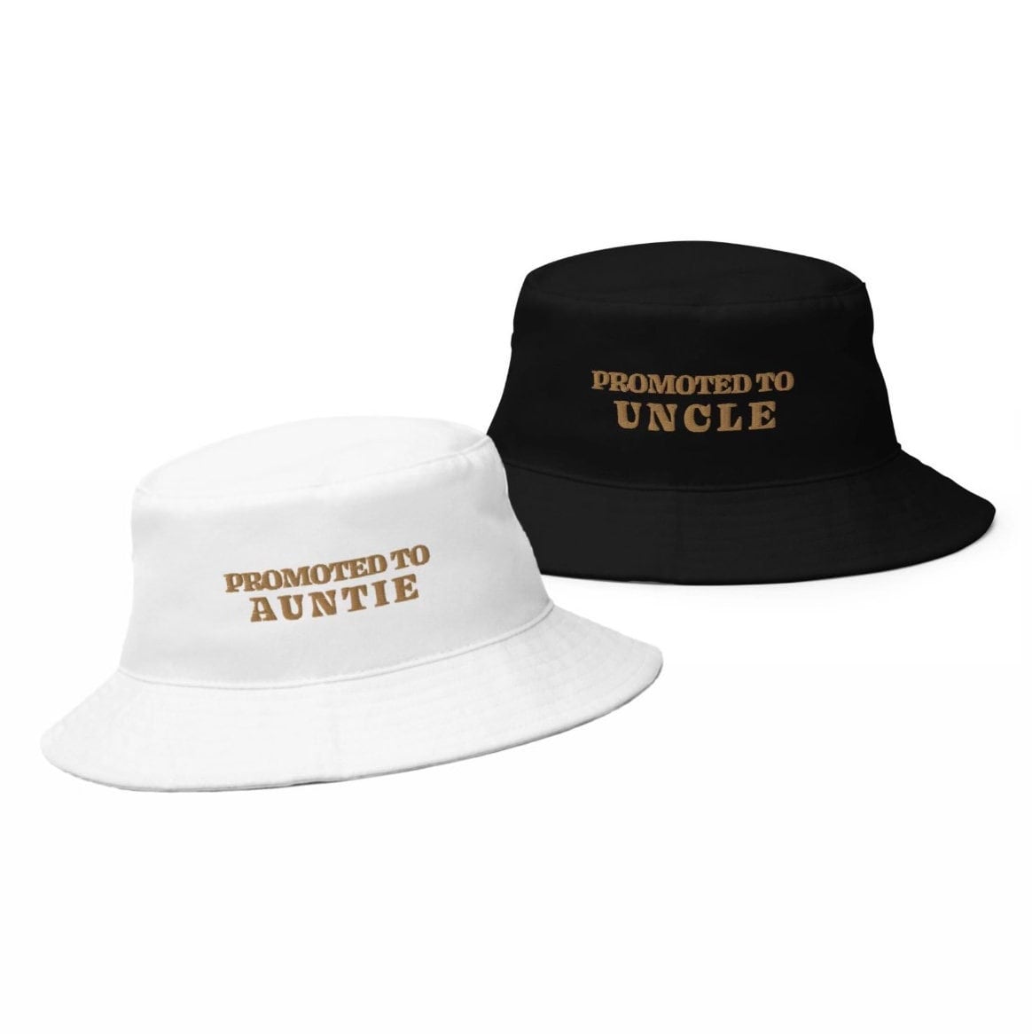 Neue Tante & Onkel Bucket Hats | Passende Und Mützen Personalisierte Eimermütze Bestickte Mütze Tio Tia von EmmarieDesignsCo