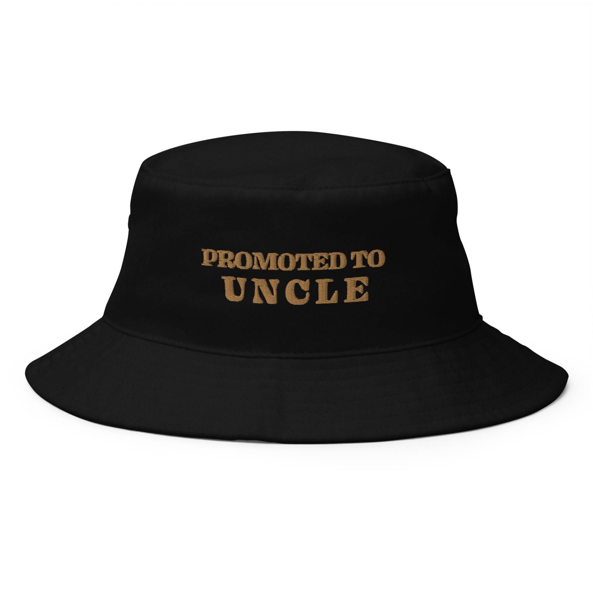 Promoted To Onkel Bucket Hat | Neuer Geschenk Bruder Schwangerschaftsanzeige Bestickte Mütze Personalisierte von EmmarieDesignsCo