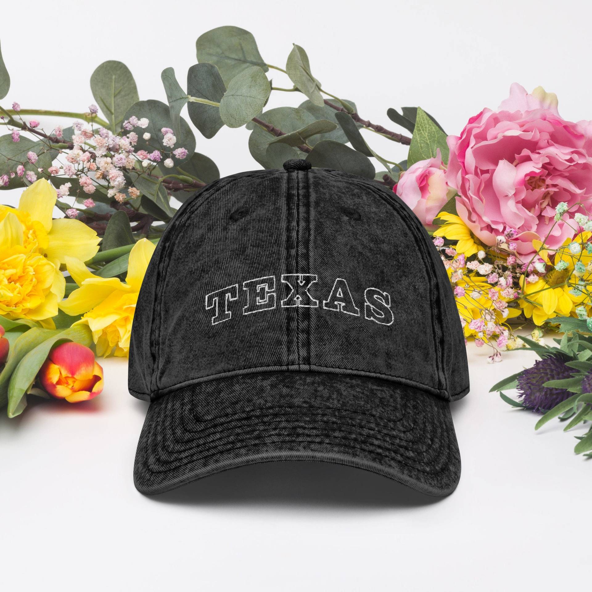 Texas Papa Mütze | Süße Texas Baseball Cap Reisehut Hut Personalisiertes Geschenk Benutzerdefinierte Bestickte von EmmarieDesignsCo