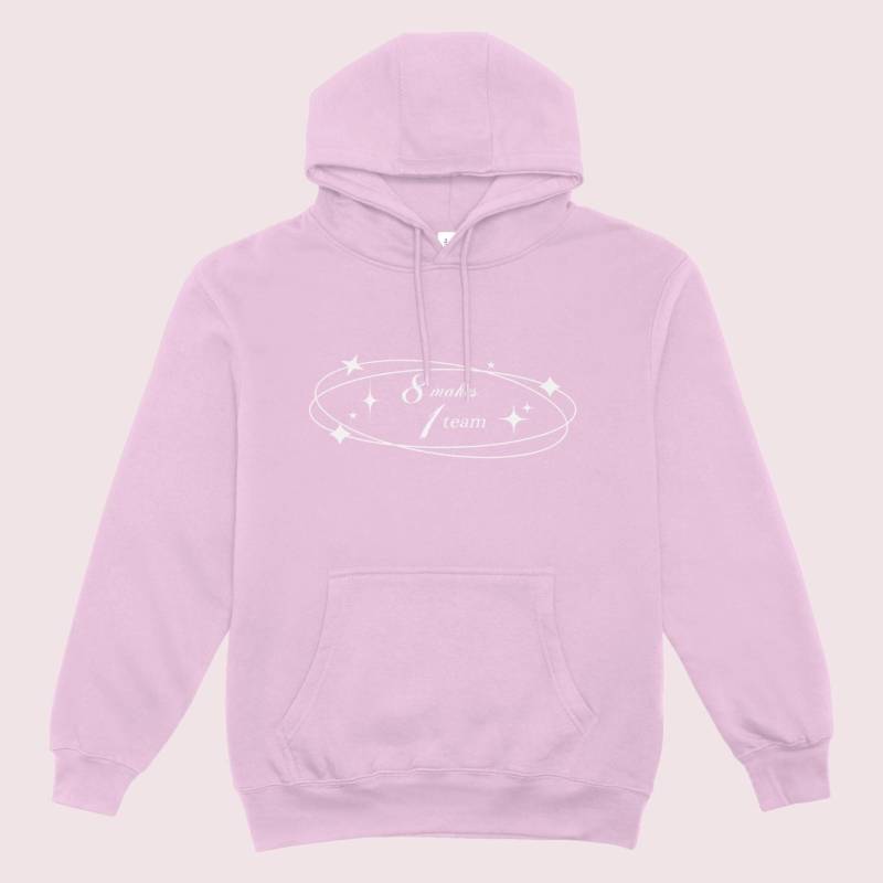 Ateez 8 Macht 1 Team | Kleiner Minimal Merch Unisex Kapuzenpullover von EmmasMinimalMerch