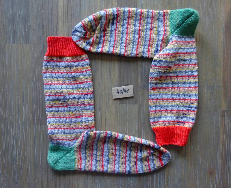 Handgestrickte Wollsocken Gr. 40/41 Stricksocken, Wintersocken, Lana Mia Merino Handgestrickte Wollsocken Gr. 40/41 Stricksocken, Wintersocken, Lana Mia Merino von EmmelotteHandmade