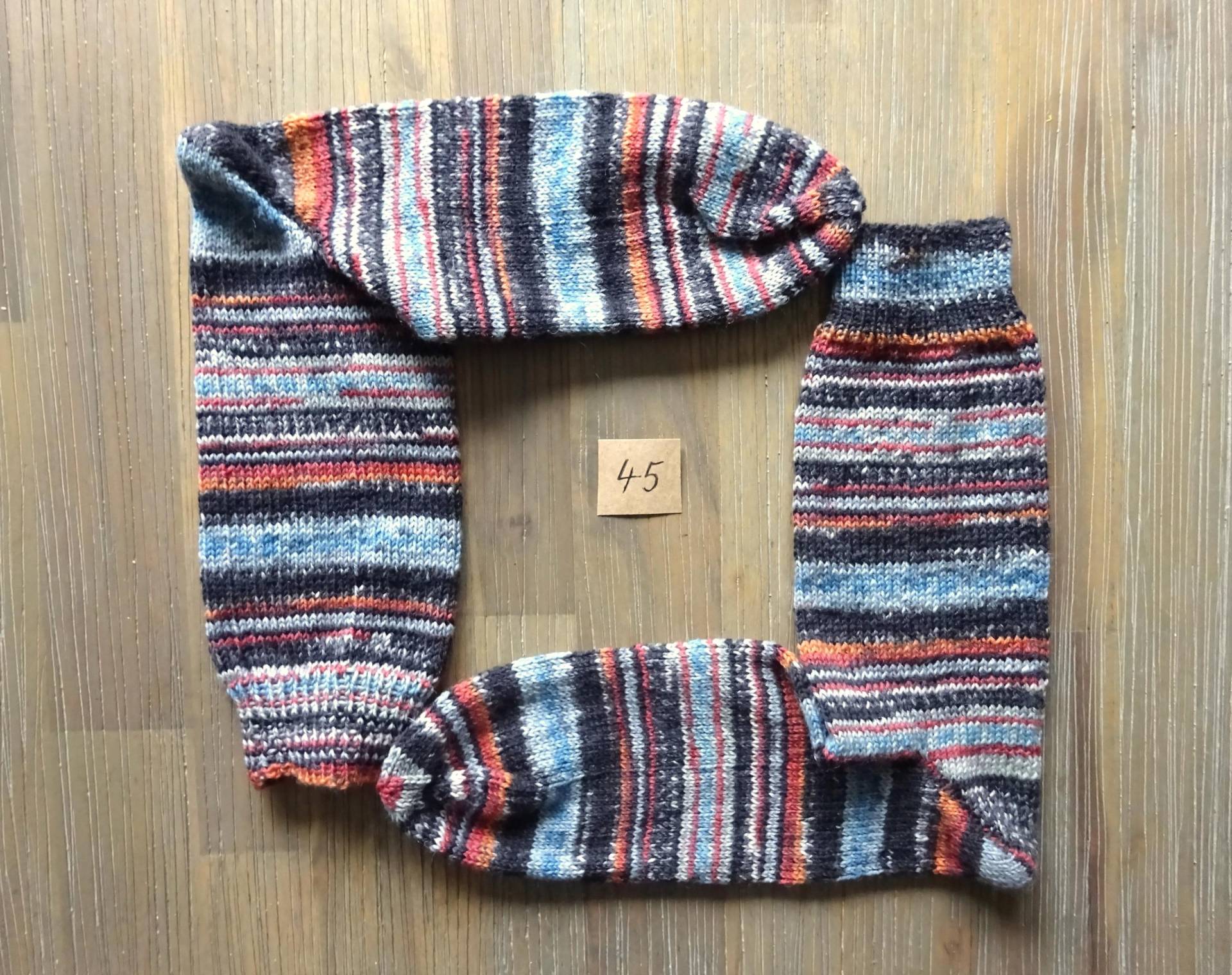 Handgestrickte Wollsocken Gr. 45, Stricksocken, Wintersocken Handgestrickte Wollsocken Gr. 45, Stricksocken, Wintersocken von EmmelotteHandmade