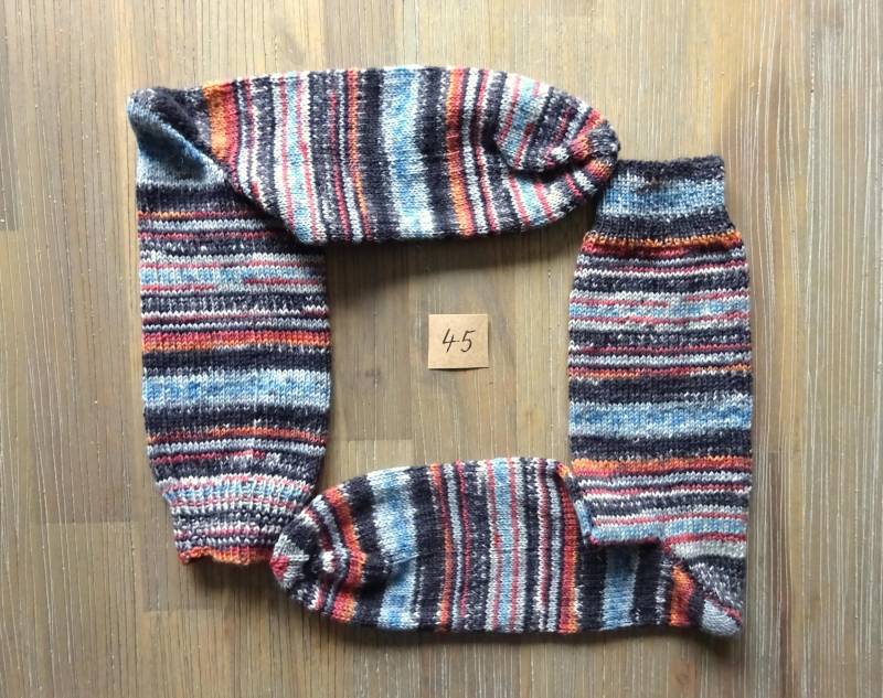 Handgestrickte Wollsocken Gr. 45, Stricksocken, Wintersocken Handgestrickte Wollsocken Gr. 45, Stricksocken, Wintersocken von EmmelotteHandmade