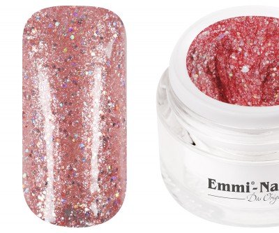 Emmi Nail Farbgel | UV/LED-Gel für brillante Farbintensität | Hohe Deckkraft, mittelviskos & selbstglättend | Kein Verlaufen in Nagelränder | 5 ml – Baby Doll Glam 2 von Emmi Nail