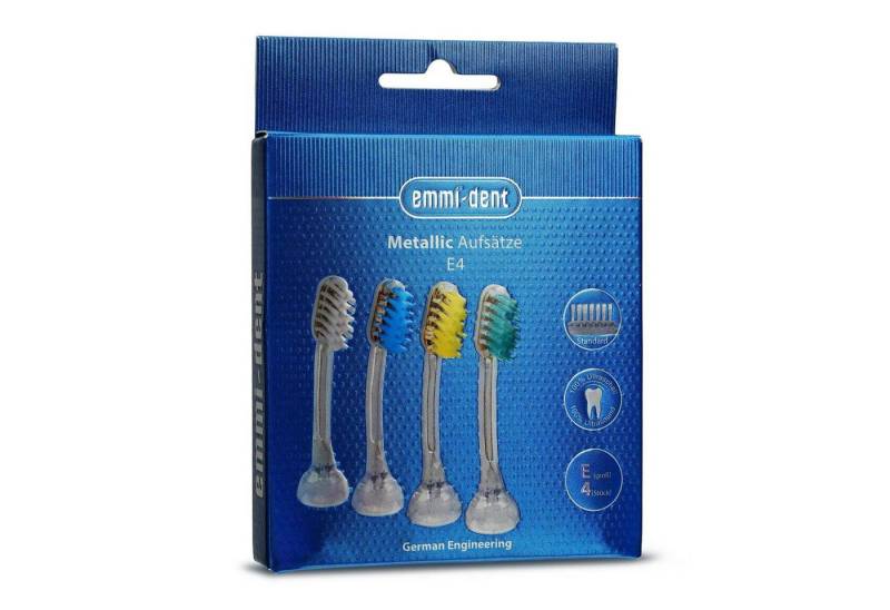 Emmi Ultrasonic GmbH Aufsteckbürsten EMMI-DENT Ultraschall Bürstenkopf Erwachsene, 4 Stück Emmi Ultrasonic GmbH Aufsteckbürsten EMMI-DENT Ultraschall Bürstenkopf Erwachsene, 4 Stück von Emmi Ultrasonic GmbH