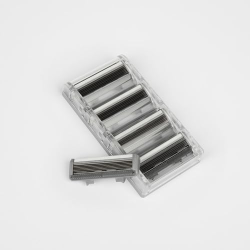 emmi-dent 0.0.7. Rasiererklingen Blister - 4 Ersatzklingen für Nassrasierer Herren mit 7-fach Klinge | Körperrasierer Herren von Emmi-dent