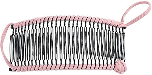 Original Bananenhaarspangen Klein & Groß in 4 Farben Banana Hair Clip Bananen Haarspange Damen Haare Bananenspange guter Halt für dünnes & dickes Haar (Groß, Rosa) von Emmie Jewelry