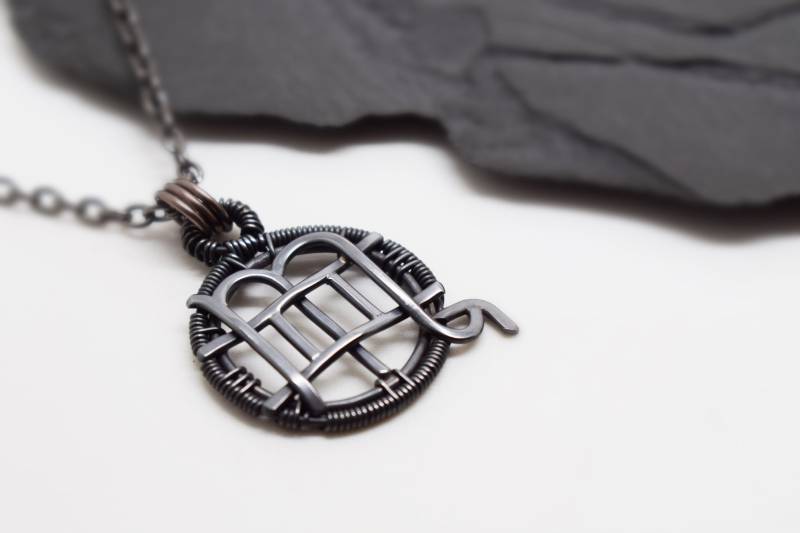 Gemini Skorpion Sternzeichen-Halskette Oxidiertes Kupfer Astrologie Anhänger Gemini Skorpion Sternzeichen-Halskette Oxidiertes Kupfer Astrologie Anhänger von EmmielousHandmades