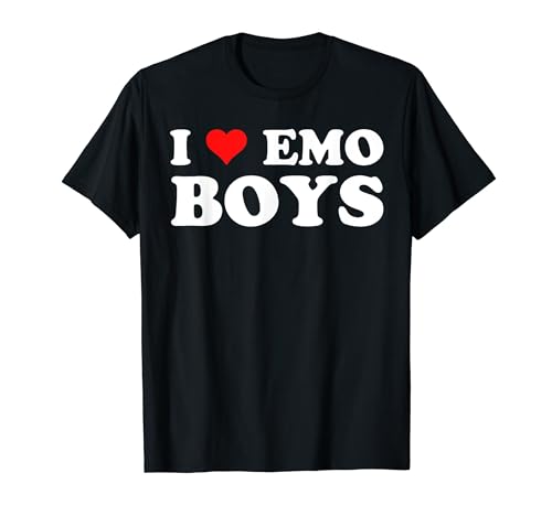 Goth Grunge Alt 2000er Punk-Szene Emo Girl Who Love Emo Boys T-Shirt von Emo Fashion Emo Stuff Gothic Scene Kid Quotes