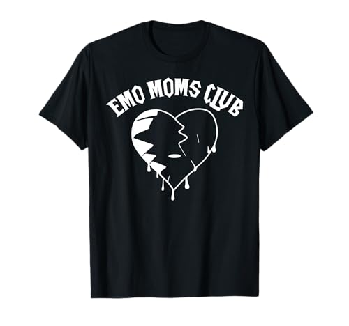 Emo Moms Club Elder Emo Lustiger Muttertag für Mama Damen T-Shirt von Emo Moms Club Gothic Goth Punk Rock Rocker Mommy