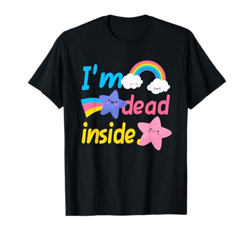 Emo & Goth Shirts Im Dead Inside T-Shirt für jeden Emo, Schwarz, S, Halbarm, T-Shirt, Unisex-Jugendliche, Herren Emo & Goth Shirts Im Dead Inside T-Shirt für jeden Emo, Schwarz, S, Halbarm, T-Shirt, Unisex-Jugendliche, Herren von Emo & Goth Shirts