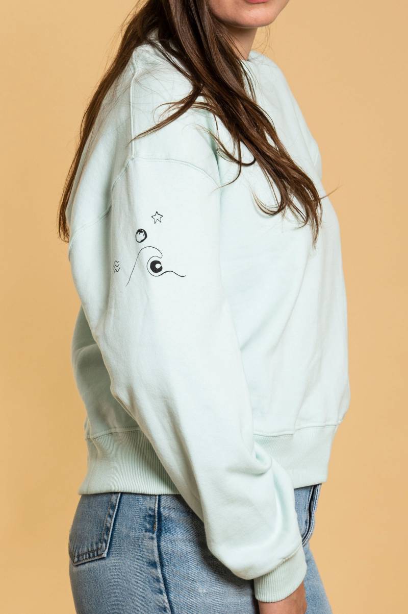 Ocean Feelings Organic Drop Shoulder Sweatshirt von Emoceanshop