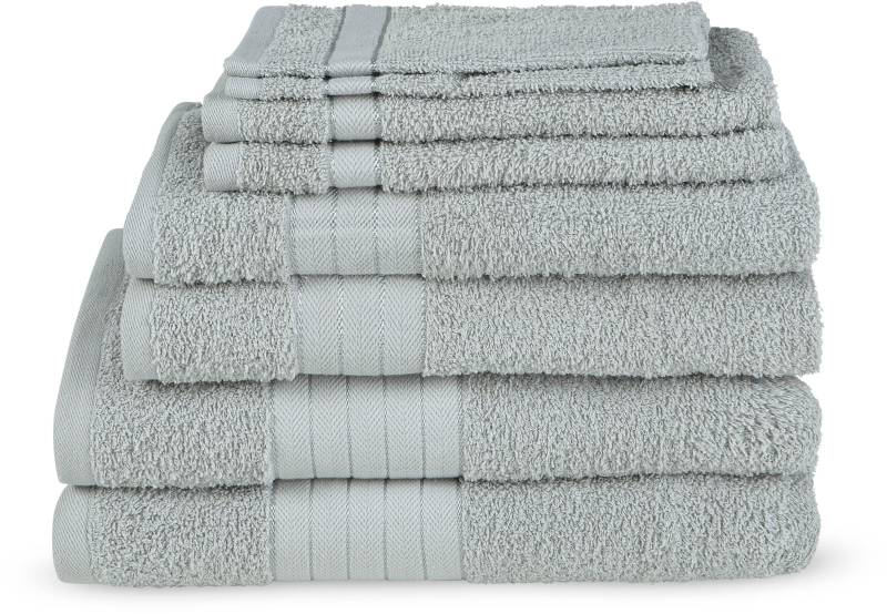 Emotion Handtuch Set "Uni" Baumwolle, Walkfrottee, Bordüre, 500 GSM, Einfarbig, ohne Aufhängung von Emotion