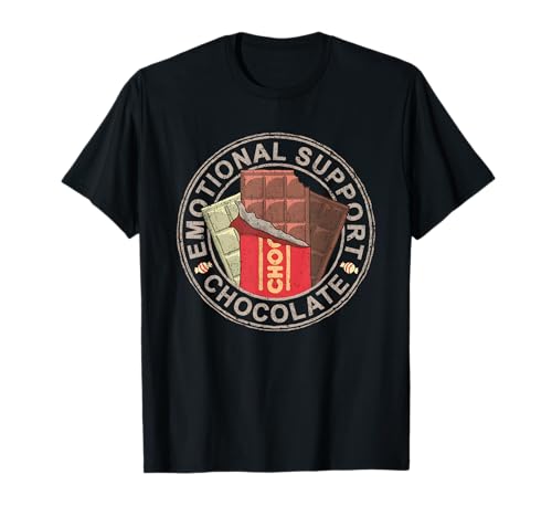 Emotionale Unterstützung Schokolade lustig für Männer Frauen T-Shirt Emotionale Unterstützung Schokolade lustig für Männer Frauen T-Shirt von Emotional Support Chocolate Tees