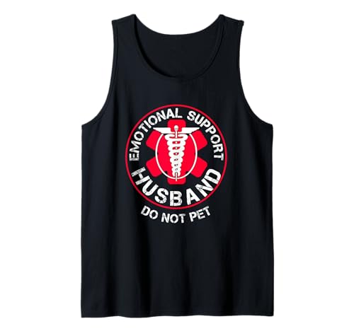 Emotionale Unterstützung Ehemann Streichle keine lustigen Männer, die Humor sagen Tank Top Emotionale Unterstützung Ehemann Streichle keine lustigen Männer, die Humor sagen Tank Top von Emotional Support Husband Do Not Pet Funny Humor