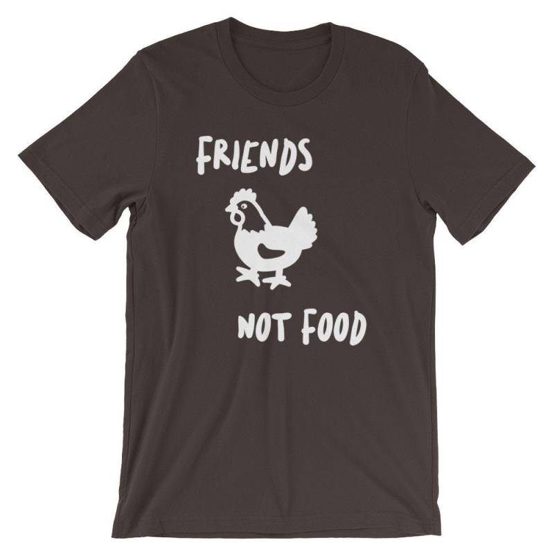 Freunde Nicht Essen Kurzarm Unisex T-Shirt von EmpathHeartCo