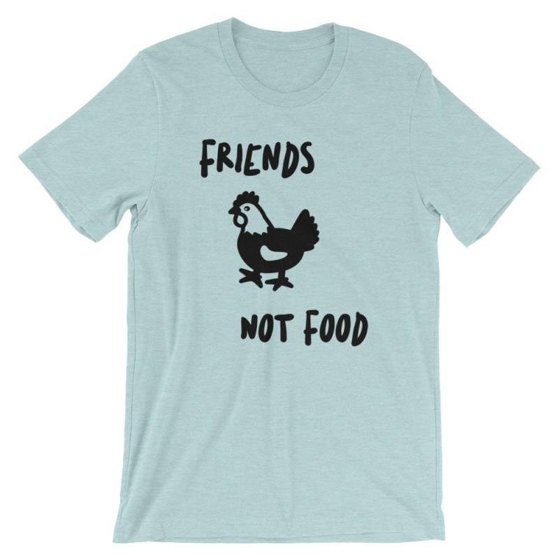Freunde Nicht Essen Kurzarm Unisex T-Shirt von EmpathHeartCo