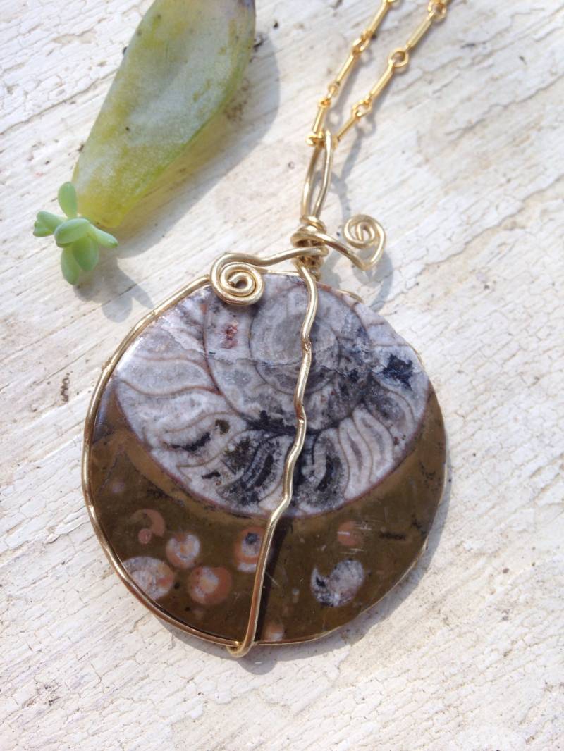 Ammonit Halskette Ammonit Halskette von EmpathMoonGems