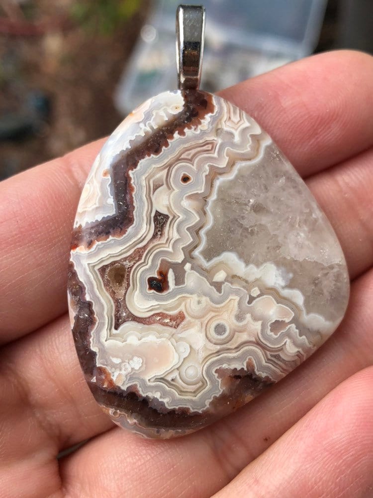Big Verrückte Spitze Cabochonanhänger von EmpathMoonGems