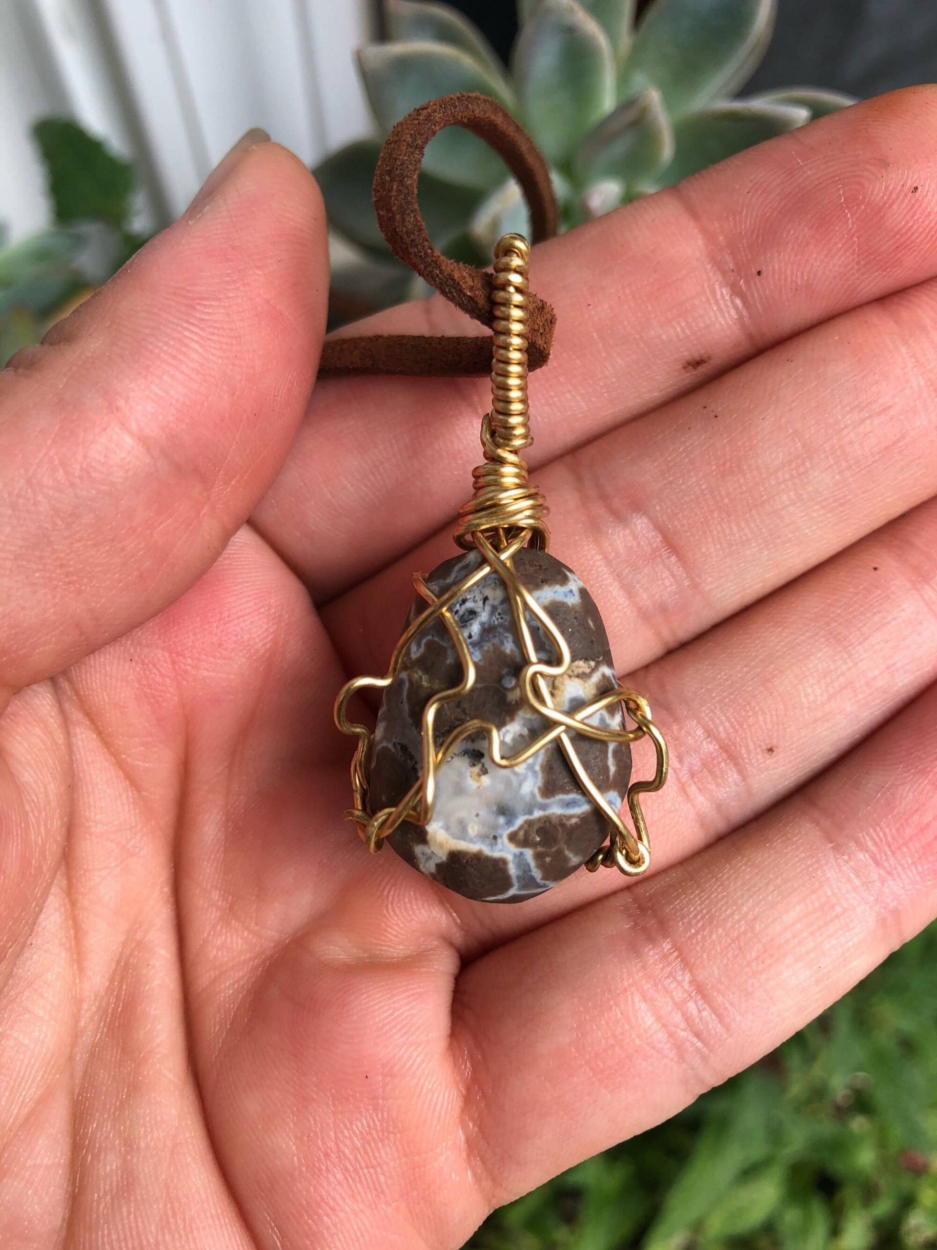 Drachenei Anhänger von EmpathMoonGems