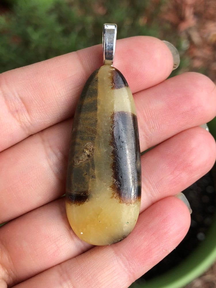 Septarian Cabochonanhänger von EmpathMoonGems