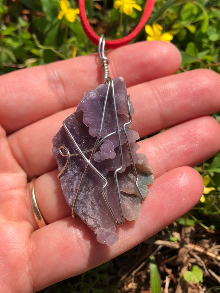 Trauben Achat Anhänger Trauben Achat Anhänger von EmpathMoonGems