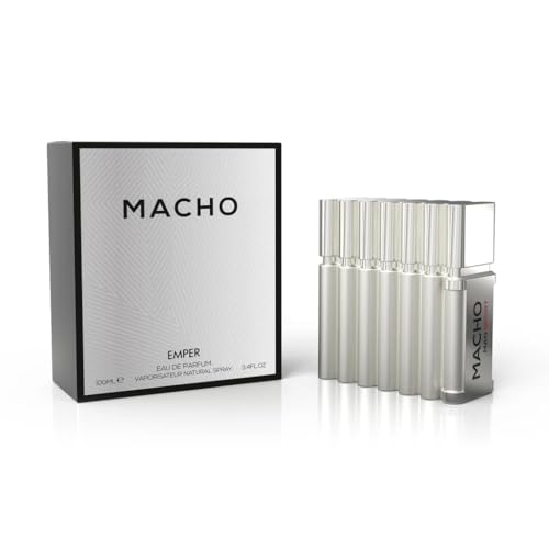EMPER Macho Man Sport Uni Eau de Parfum 100 ml – energetisierender, frischer und langanhaltender Duft für Männer und Frauen, ideal für einen aktiven Lebensstil, perfekt für den täglichen Gebrauch von Emper