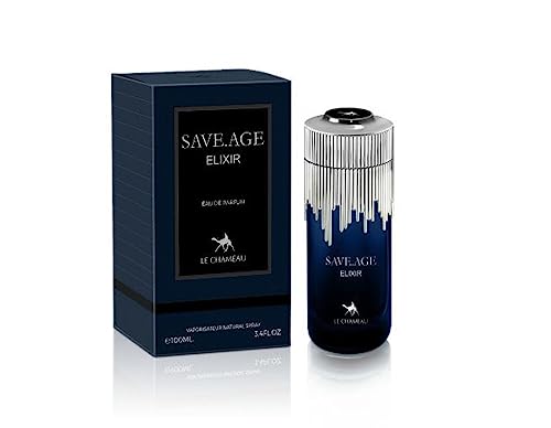 LE CHAMEAU Save.Age Elixir Eau de Parfum, 85 ml, elegante Flasche von Emper