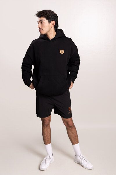 Empire Embodied Sportswear Flauschiger Oversize Herren Kapuzenjacke Jacke Hoodie Kapuzenpullover aus Bio-Baumwolle von Empire Embodied Sportswear