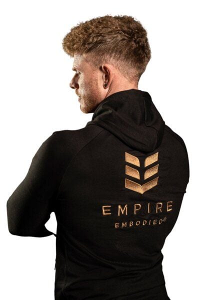 Empire Embodied Sportswear Herren Sport-Kapuzenjacke Jacke Hoodie Kapuzenpullover aus Bio-Baumwolle von Empire Embodied Sportswear