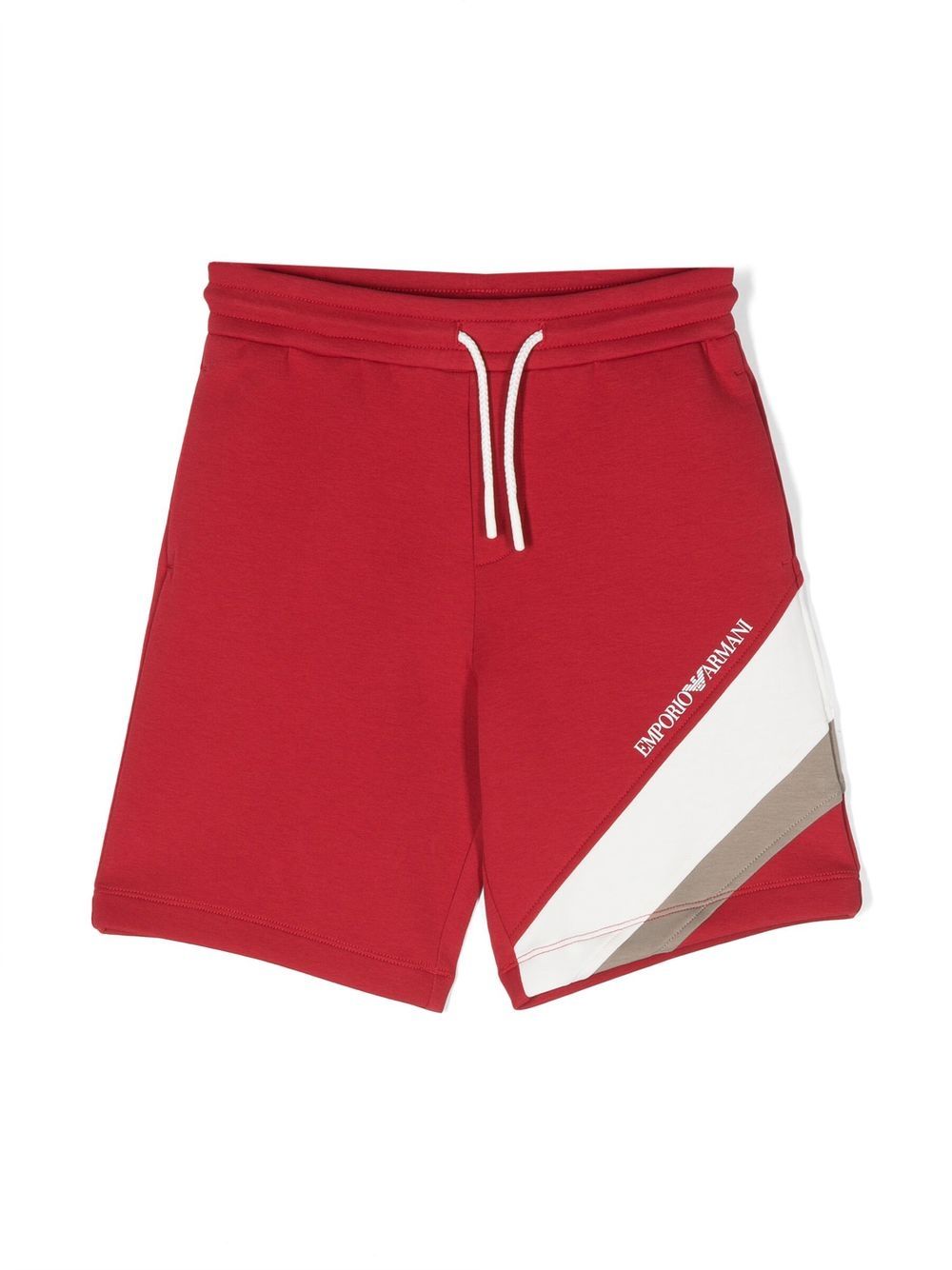 Emporio Armani Kids Shorts mit elastischem Bund - Rot von Emporio Armani Kids