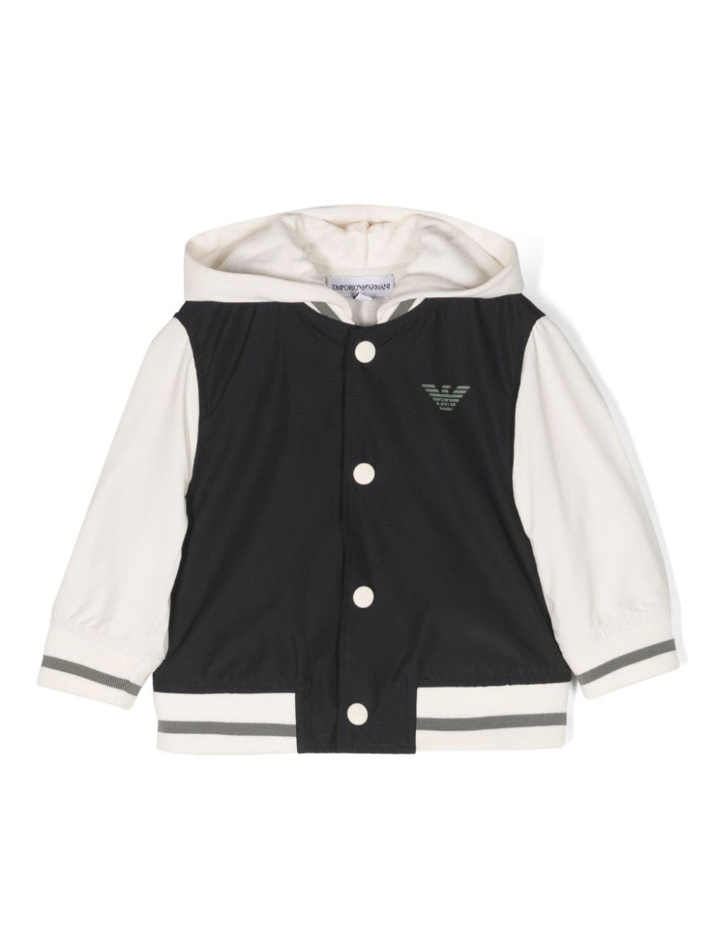 Emporio Armani Kids Bomberjacke mit Kapuze - Blau von Emporio Armani Kids