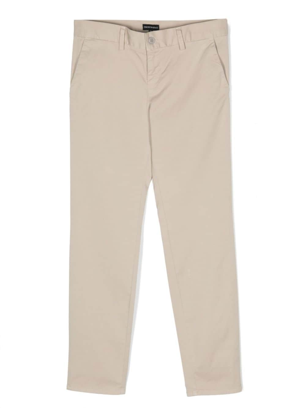 Emporio Armani Kids Chino mit schmalem Schnitt - Nude von Emporio Armani Kids