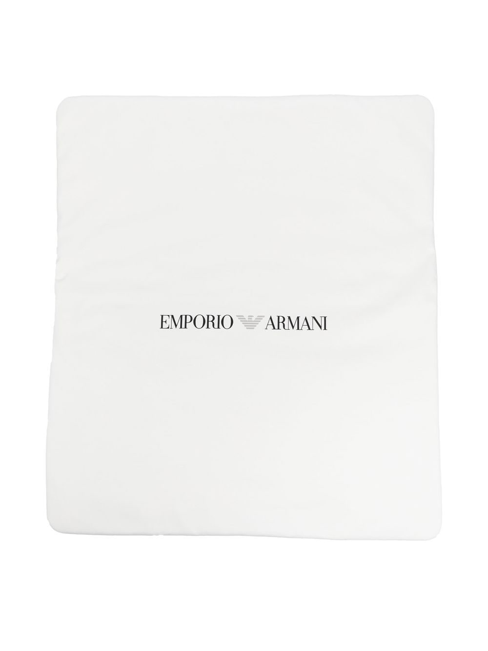 Emporio Armani Kids Decke mit Logo-Print - Weiß von Emporio Armani Kids