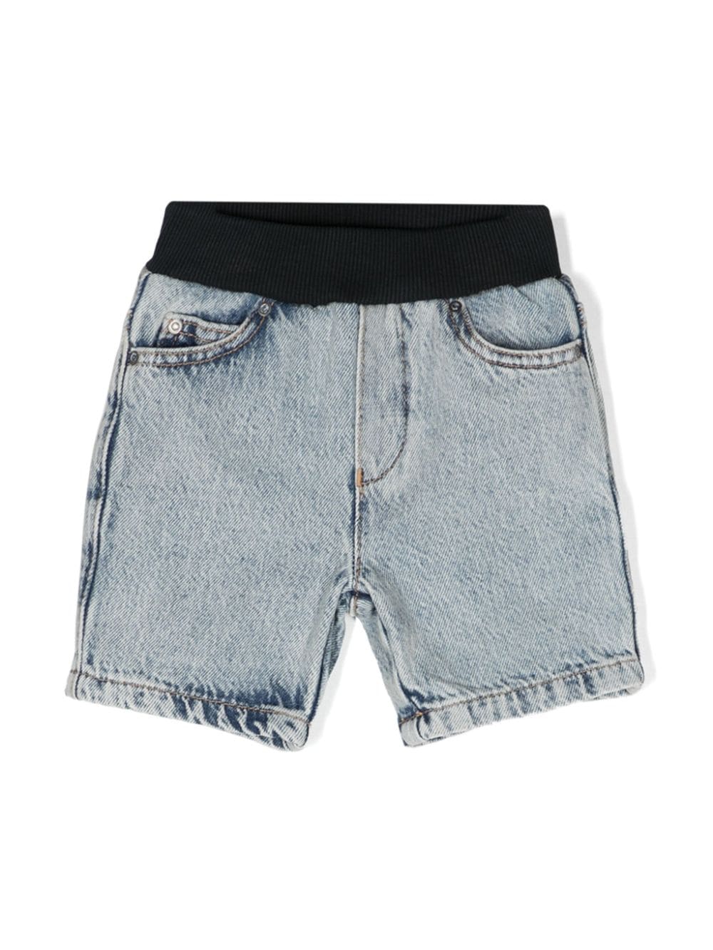 Emporio Armani Kids Jeans-Shorts mit geripptem Bund - Blau von Emporio Armani Kids