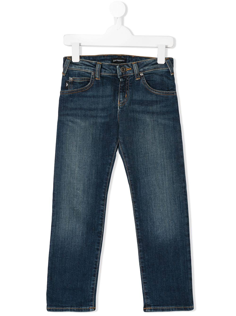 Emporio Armani Kids Jeans mit weitem Bein - Blau von Emporio Armani Kids