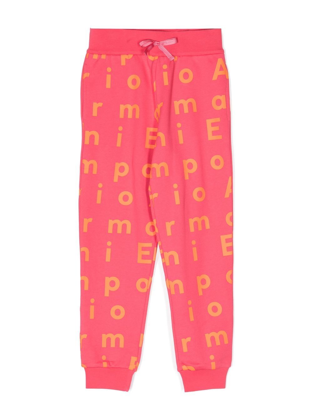 Emporio Armani Kids Jogginghose mit Logo-Print - Rosa von Emporio Armani Kids