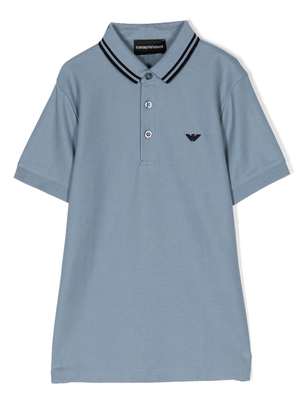 Emporio Armani Kids Klassisches Poloshirt - Blau von Emporio Armani Kids